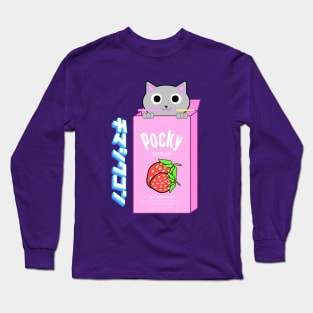 Pocky Cat Long Sleeve T-Shirt